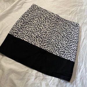 Michael Kors leopard mini skirt